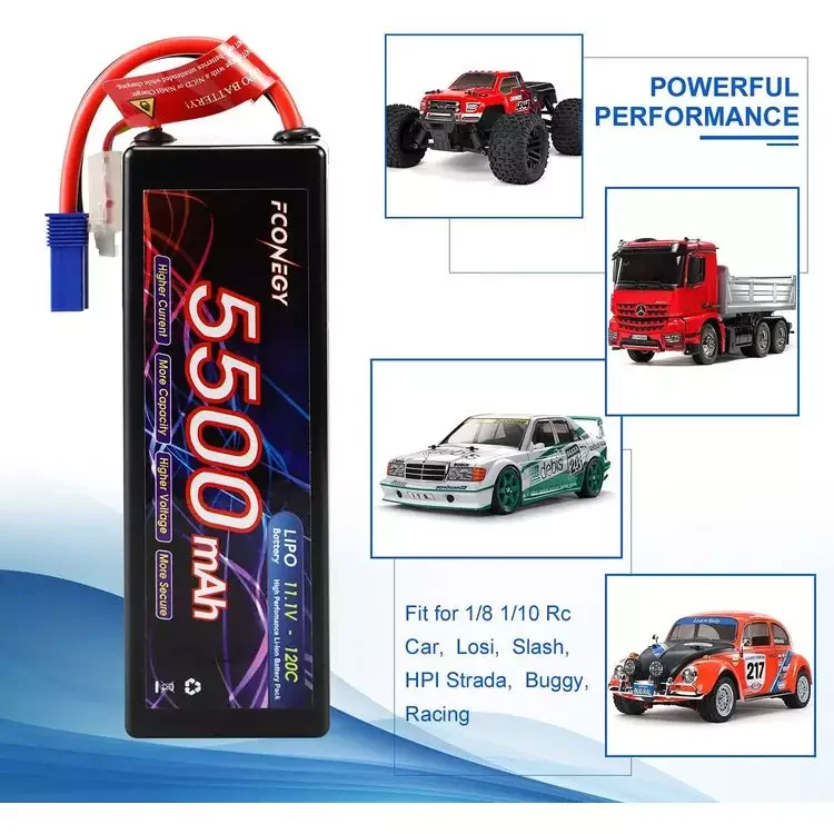 Rechargeable Good Quality High C-Rate Lipo 6S 5000mah 22.2V 50C Lithium Polymer RC Drone Car Battery