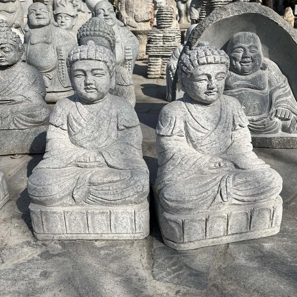 Custom Classic Design Figure Sculpture Granite Stone Buddha Statue