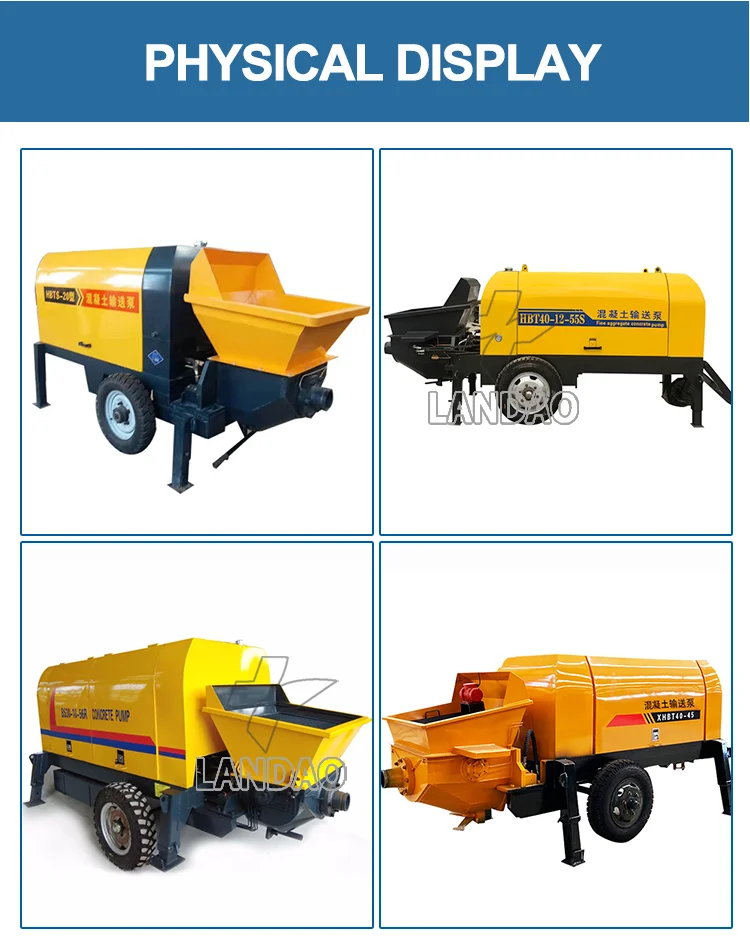 High Pressure Mobile Concrete Boom Pump