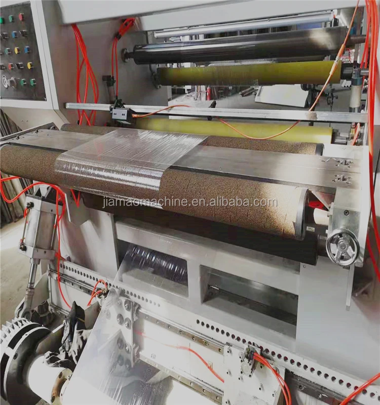 plastic roll slitting rewinding machine