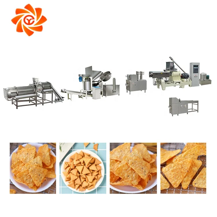 Automatic puffed nacho making machine doritos corn chips machine