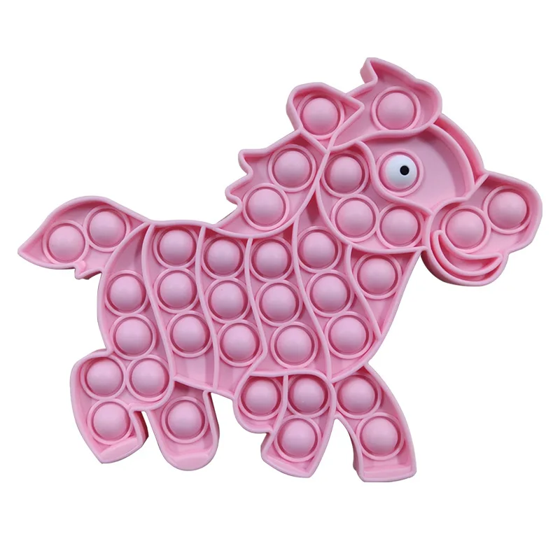 Factory Direct Supply Rainbow Cloud Anti Stress Sensory Fidget Bubble Baby Educational Toys bag