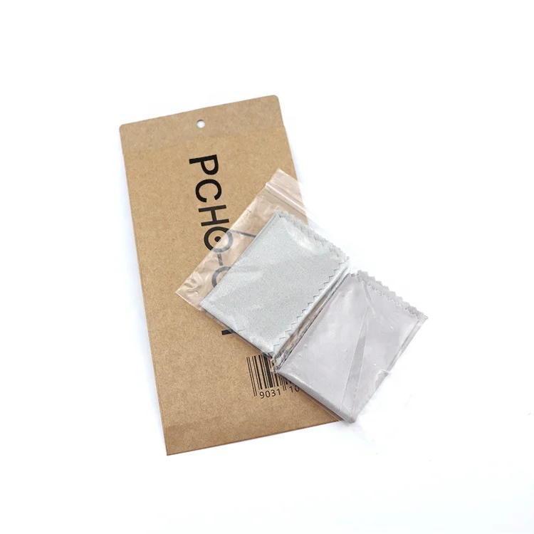 OEM-изготовитель, логотип на заказ, противотуманная ткань для очков, противотуманная ткань с упаковкой из крафт-бумаги