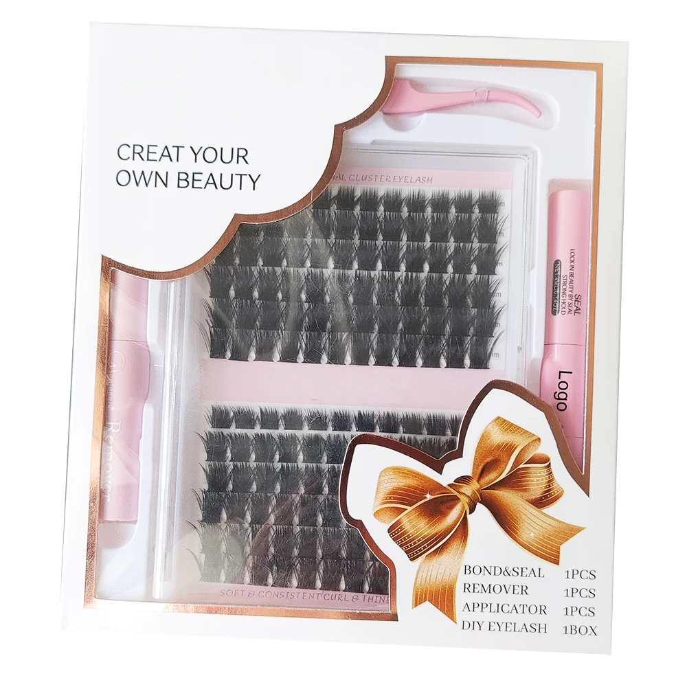 Hot Sale Private Label Lash Cluster DIY Eyelash Cluster Lash Kit