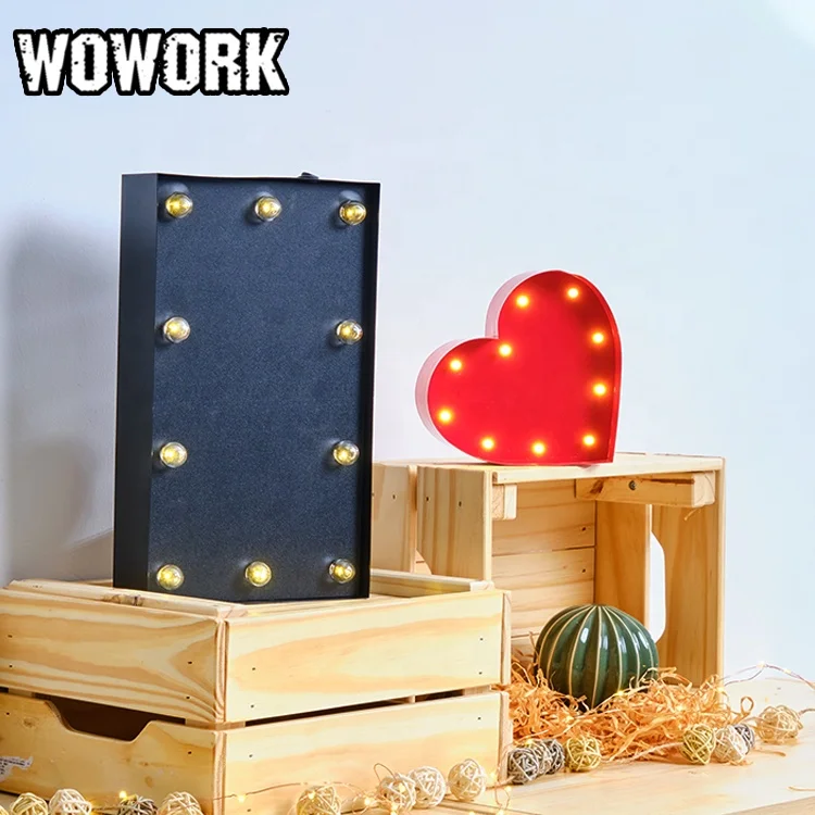 Wowork 3V по заказу покупателя ручная работа металлический каркас Тыква декор настенные светильники для Хэллоуина