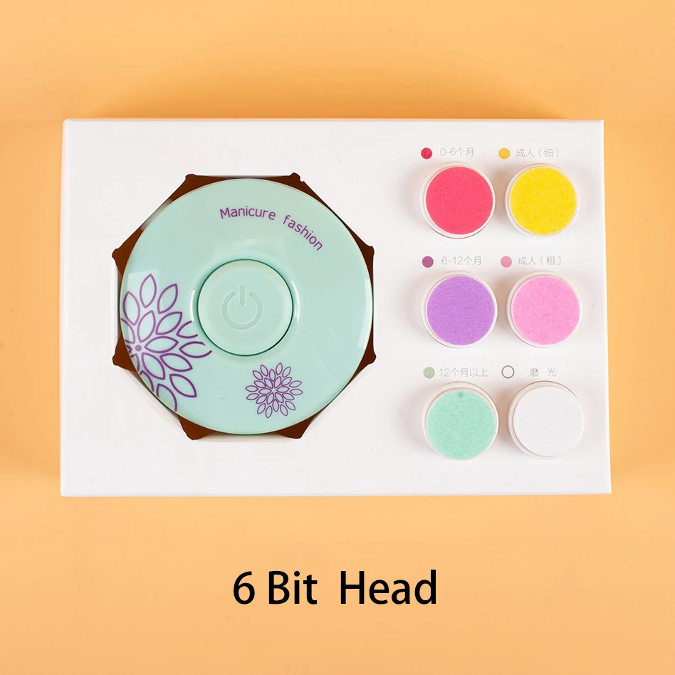 Best Safety Baby Electric Nail Clippers Trimmer Kids nail cutter sets with 6 Grinding Nail Pads for Infants Toddlers