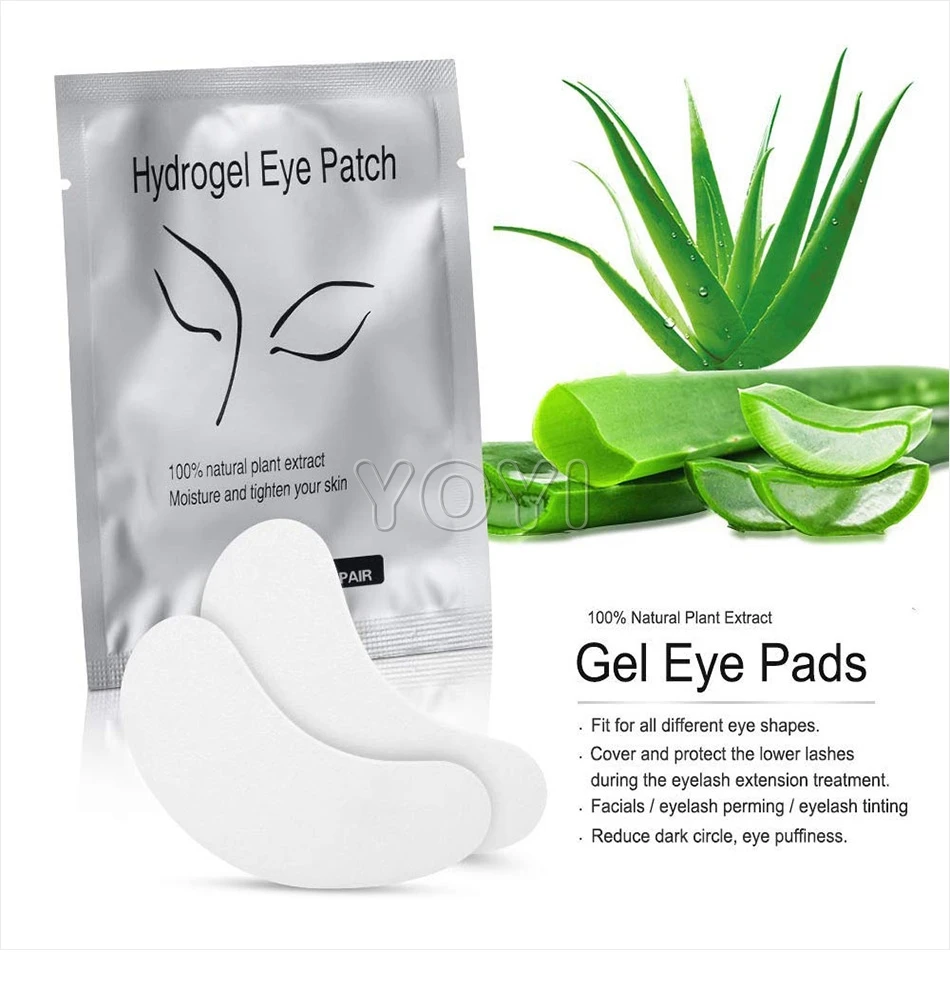 New hot selling eyepads gel patch eye pads lint free lashes extension mask eyepads  Eyelash Under Eye Pads