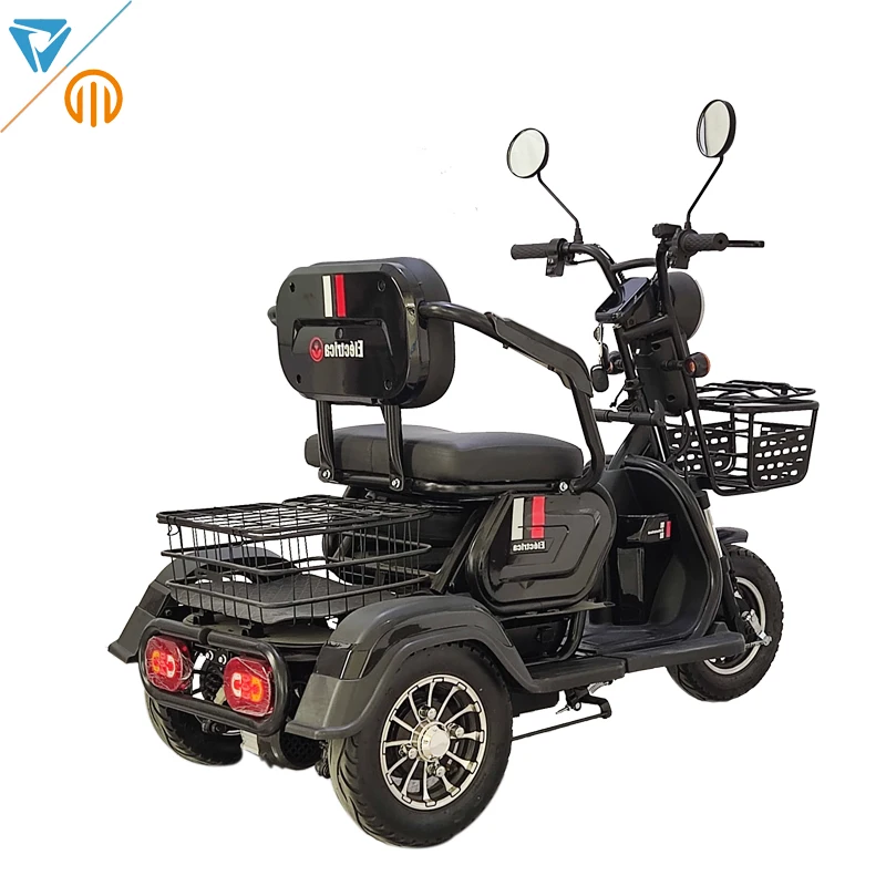 Vimode горячая Распродажа 60 в 800 Вт Быстрая зарядка низкая скорость 3 колеса безопасность для пожилых Электрический трехколесный велосипед Скутер мотоцикл