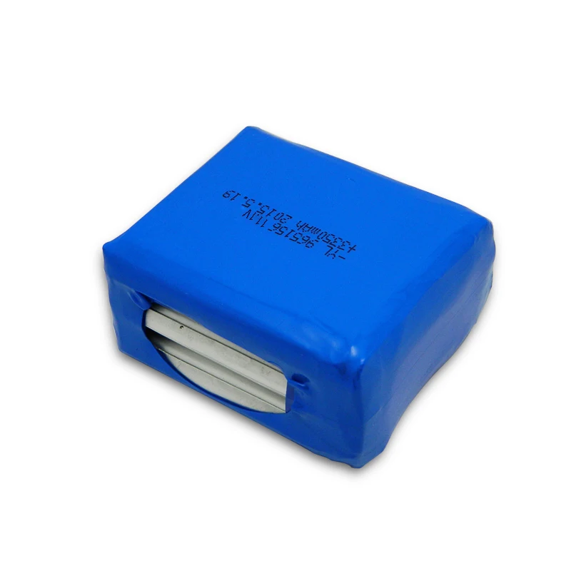 Rechargeable lipo battery 3s 11.1v 3350mah lithium polymer battery pack