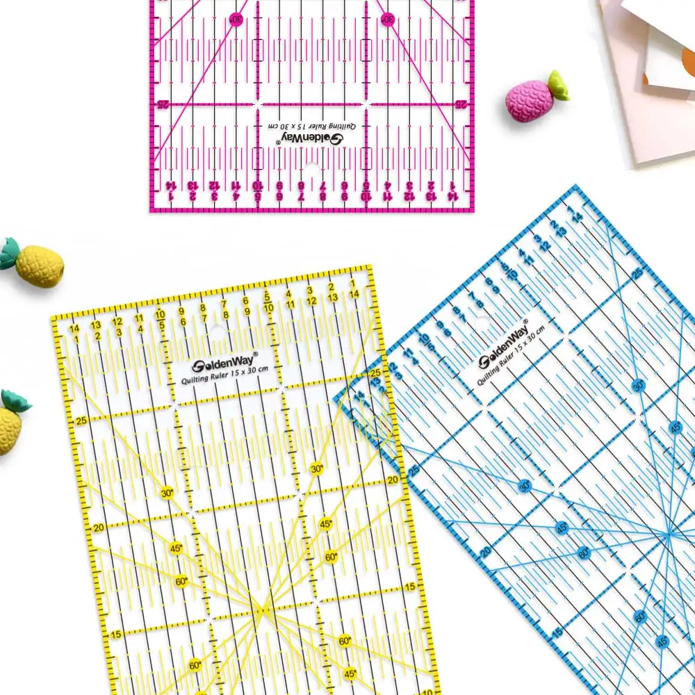 acrylic quilting ruler inch