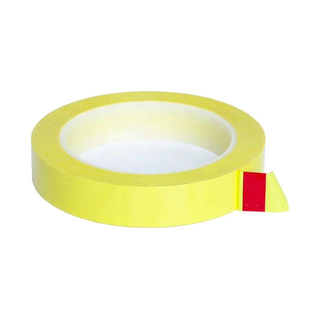 1- Light Yellow Mara PET Film Acrylic Glue Self Adhesive 5S Pinstripe Transformer Insulation Mylar Polyester Electrical Tape