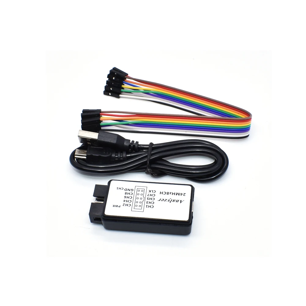 USB Logic Analyzer 24MHz 8 Channel 24M/seconds Debugger For ARM FPGA Logic Analyzer Logic 24M 8CH