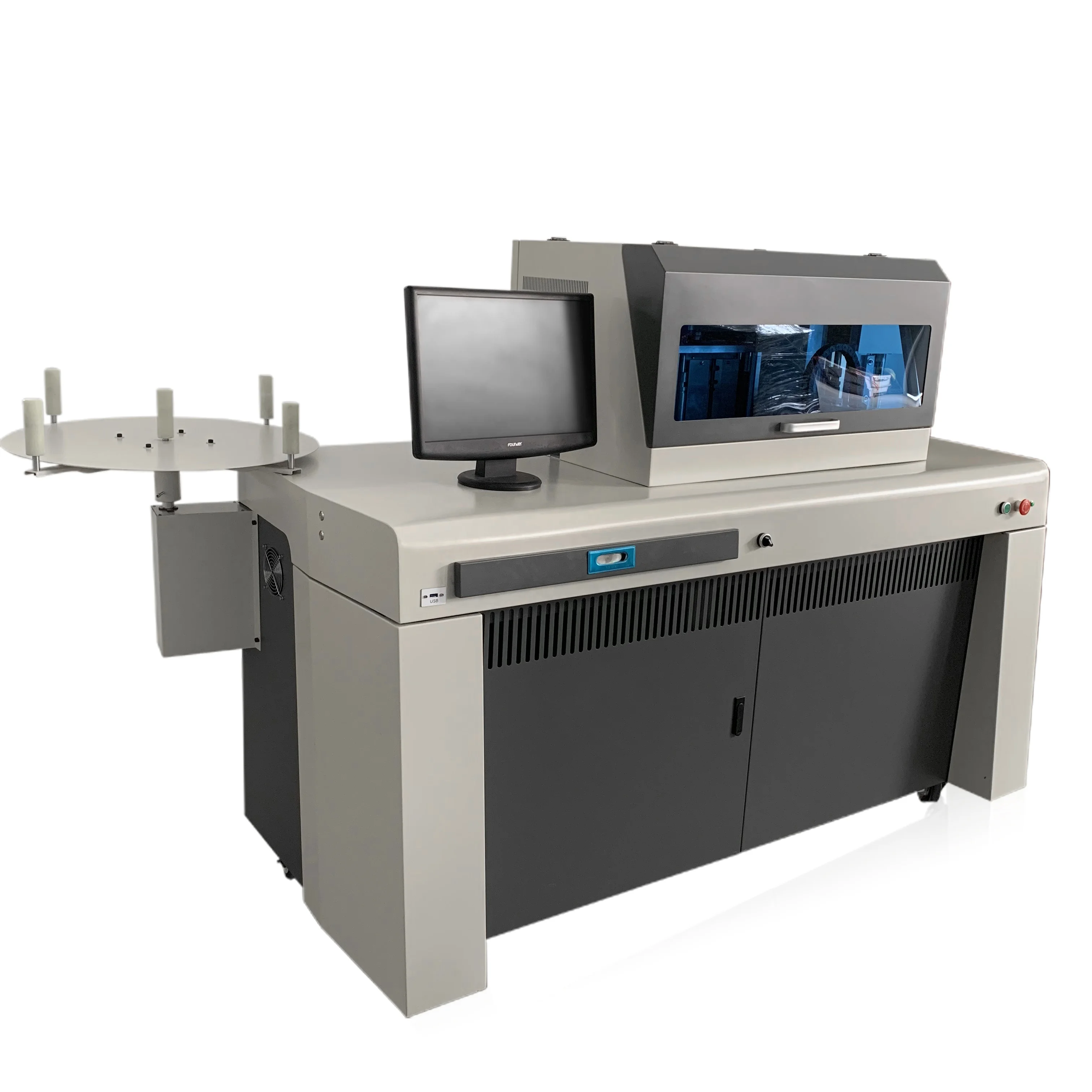 
channel letter cutting and bending machine tool for aluminum strip coil and steel 