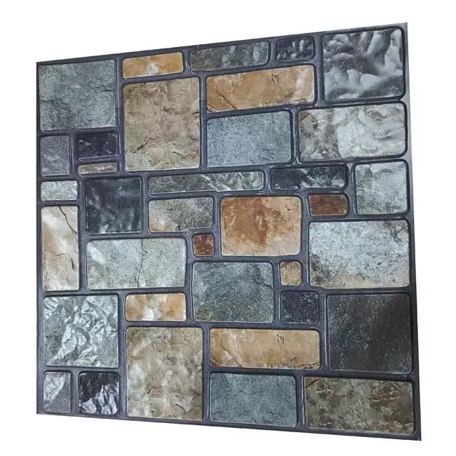 
Hot selling DIY 3D PVC foam brick wallpaper 