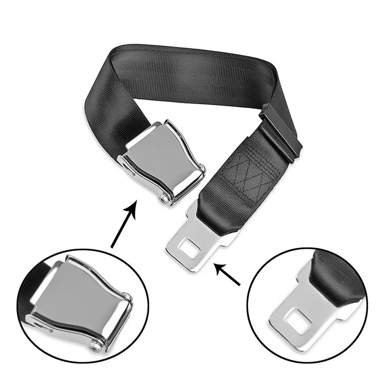 Seat belt Adjustable Retractable Car Auto Bus Seat Safety Belt Aircraft Buckle Automotive Truck Seat Safety