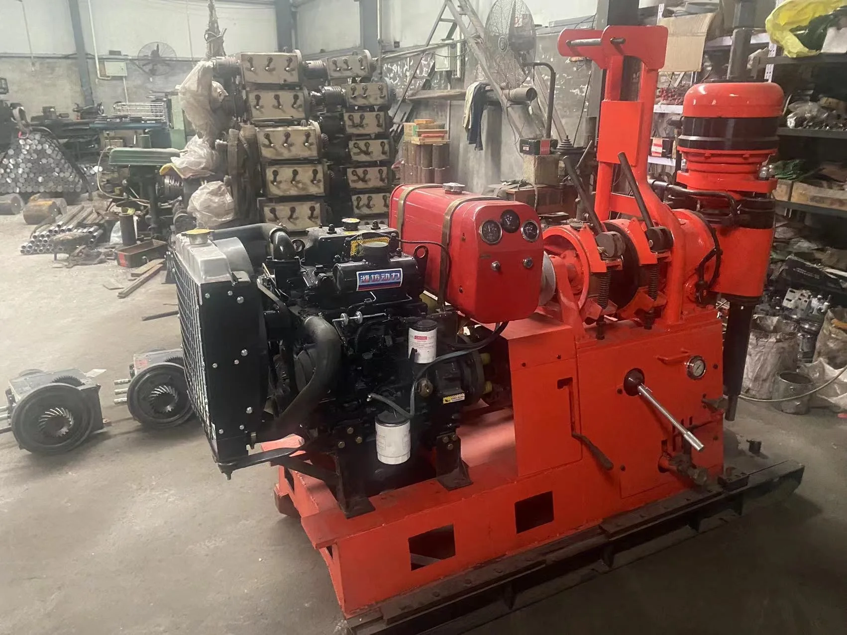 Геологическая буровая машина 38hp/300 м для бурения водяных