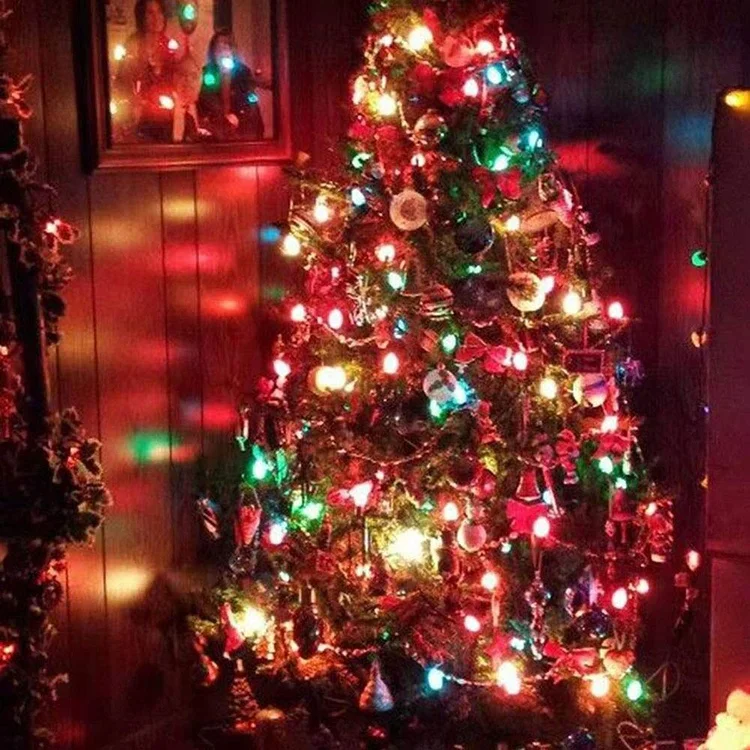 Replacement Bulbs C7 E12 Clear Multi Colors  Candelabra lamp Christmas  String Light Xmas chain lights BULBS