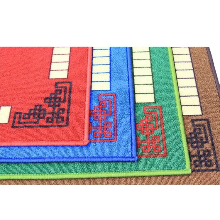 UOO Customized Velvet Table Cloth Poker Mat Rubber Poker Table Top