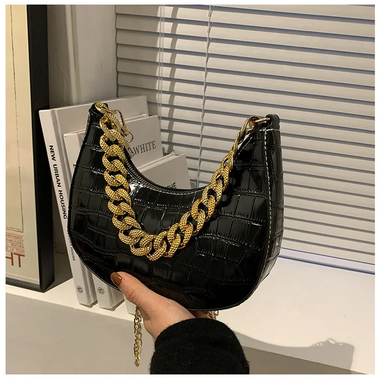 Low Price bolsos de mujer korean bolsa feminina sling bag leather purses Half Moon bags women handbags ladies luxury