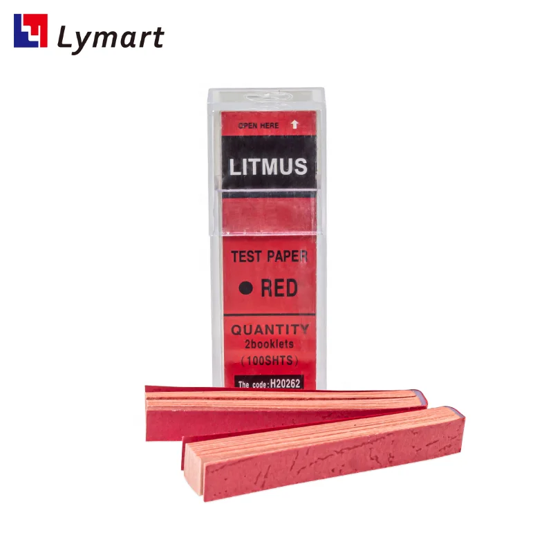 small alkali indicator ph red litmus test strips paper