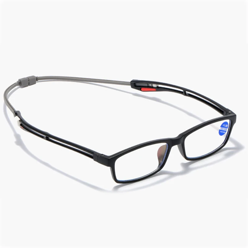 TR90 Portable Magnetic Reading Glasses anti blue light Computer Readers With Magnet For Men Women