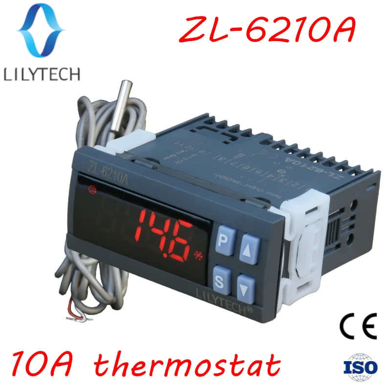 ZL-6210A, регулятор температуры, термостат, экономичный регулятор холодного хранения, Lilytech