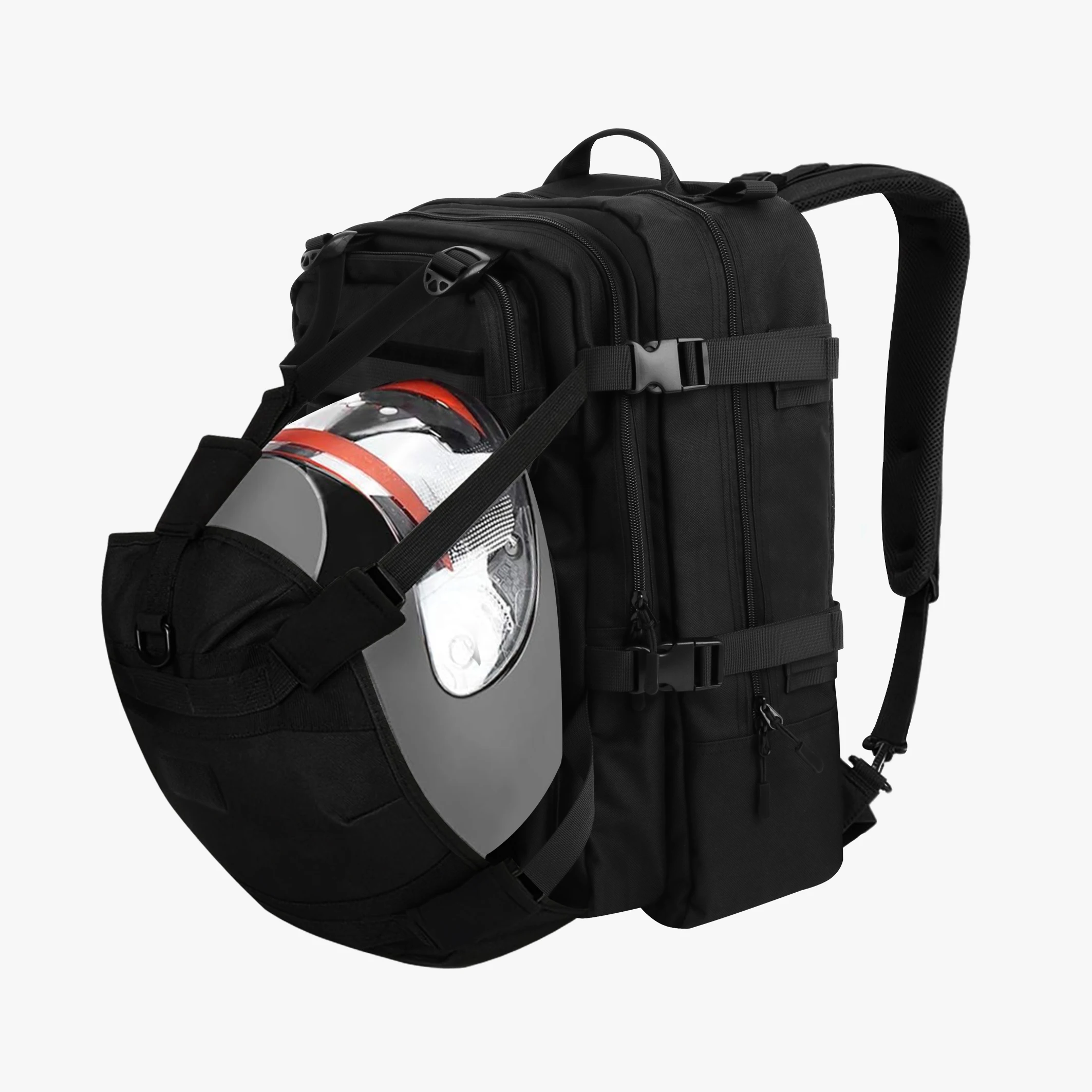 Motorcycle Backpack Helmet Backpack 37L Motorcycle Helmet Bag Large Capacity Helmet Holder Luggage Storage Bag