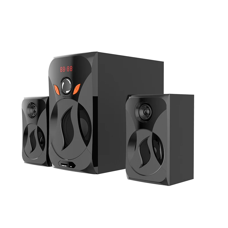 Super bass HiFi sound 50W big loud sound speaker amplifier 2.1 multimedia speaker with subwoofer home theater speaker system