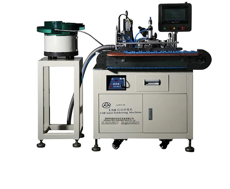 Charger cable USB data Electromechanical connector Automatic welding manufacturing equipment mobile phone elect