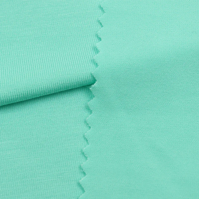 Z083 Natural 94% Viscose From Bamboo 6% Spandex 290gsm Stretch Anti-Bacteria Moisture Wicking Anti-UV For Clothing