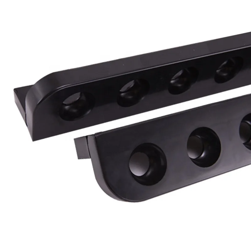 Black Snooker Pool Billiard CUE Rack Wall Mounted 6 Cues Clip Holder 1 Pair