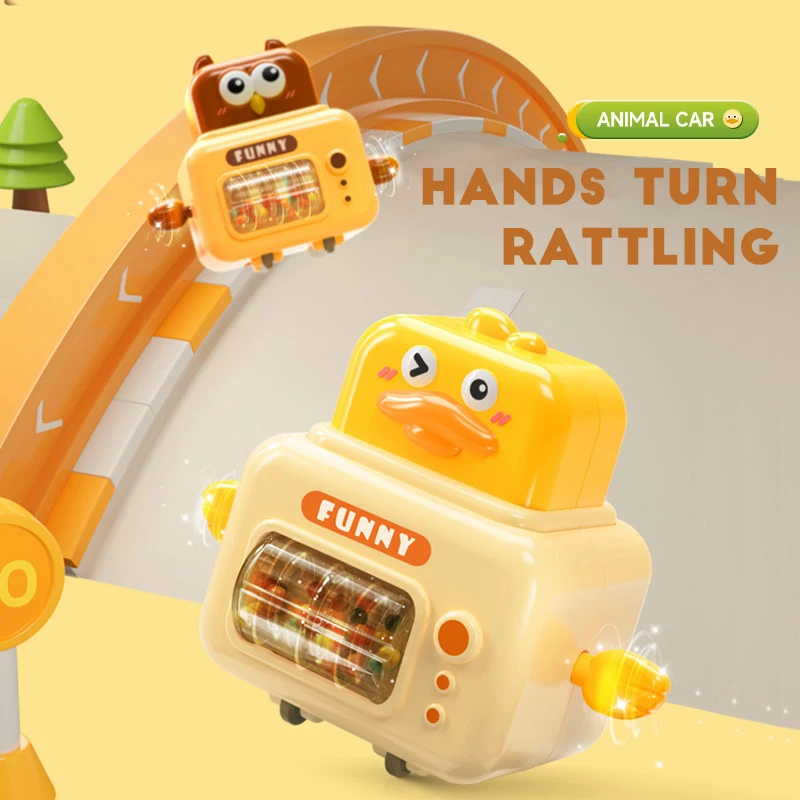 Press Go Toys For-children  Animal  Cartoon Vehicle Kids Play Pet Battle Sliding Small  Toy