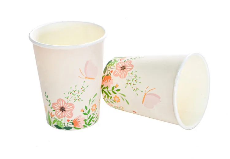 New Design Custom Paper Plate Tableware Kit Disposable Plate For Girl Birthday Party Decoration birthday dishes