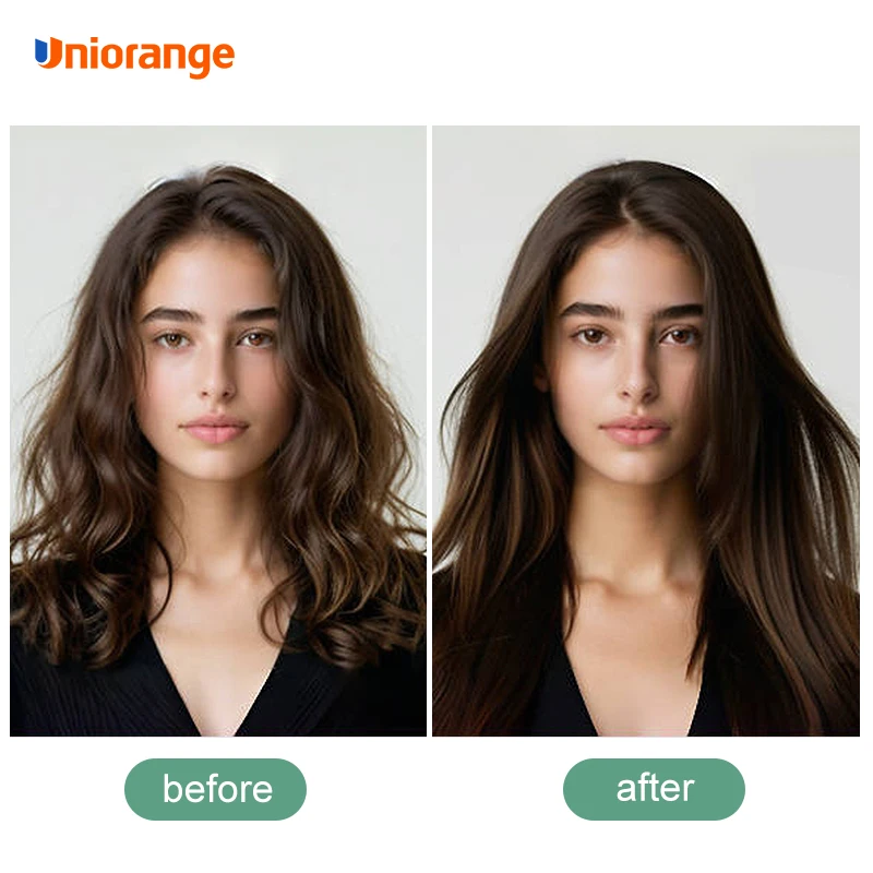 Portable USB Rechargeable Cordless Men Beard Hair Straightener Brush Mini Wireless 2 in 1 Hot steam Hair Straightener Comb