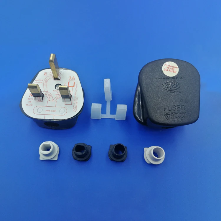 British Standard Power Supply Wiring Plug 13A Ampere BS With Fuse Plug Household Wire Assembly Plug