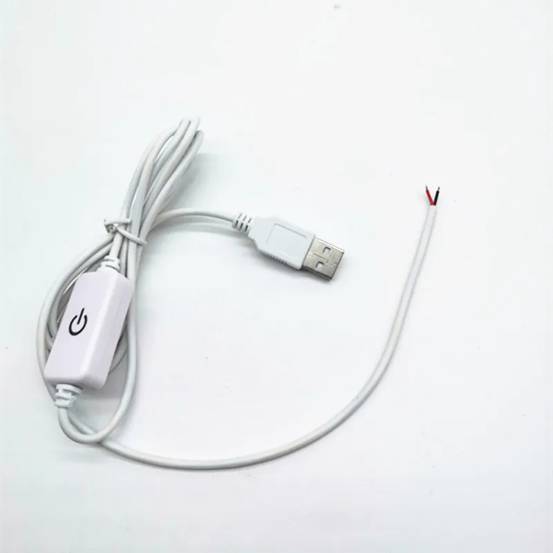 Custom USB to Open End Cable with 501 Power On /Off Switch USB Charging Cable for Pi 2 Pi 3