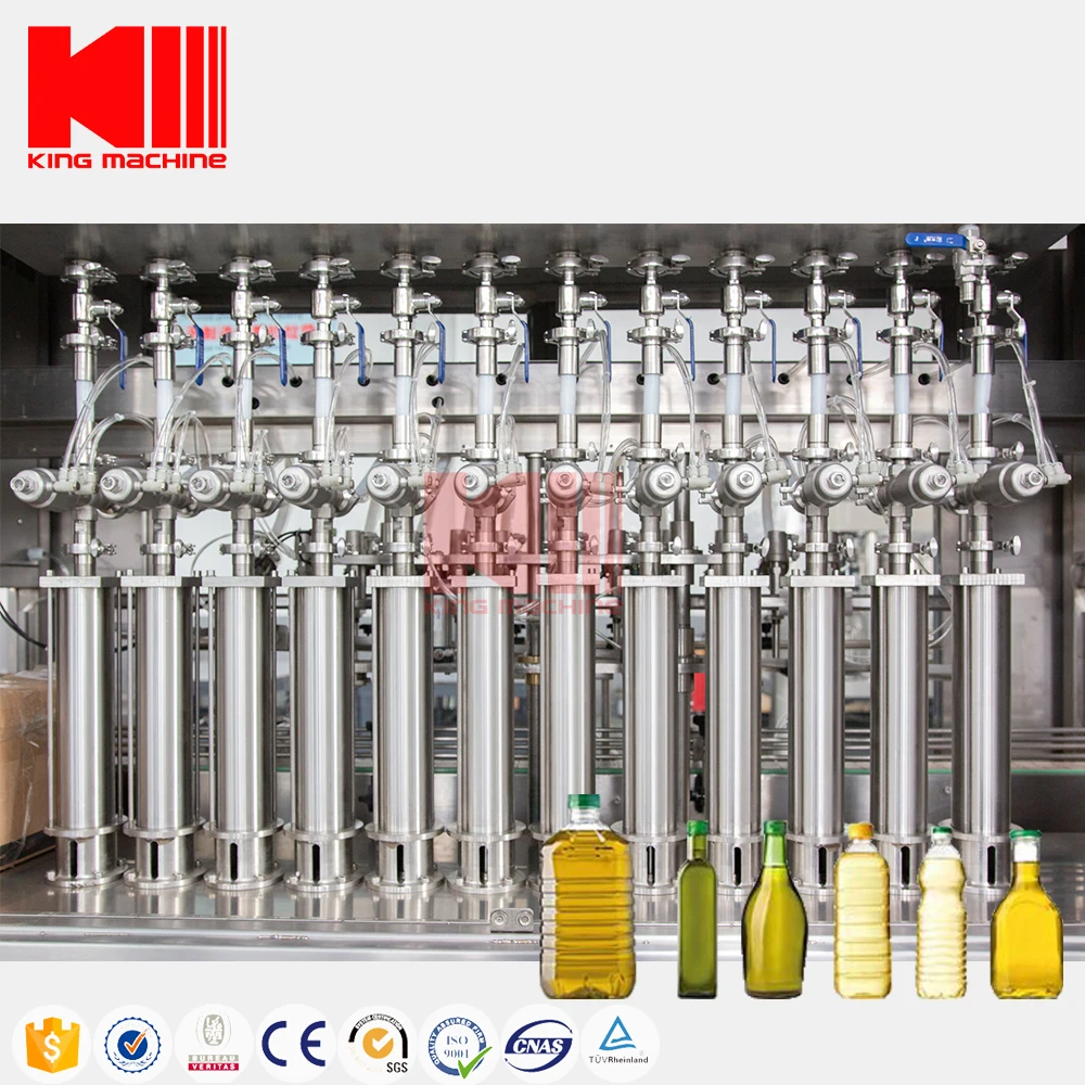 Automatic full complete filling production line including injection moulding for palm oil sunflower oil