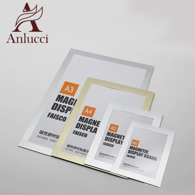 
Family Company Information Introduction License Wall mounted photo frame with magnet,magnetic sticker fridge 