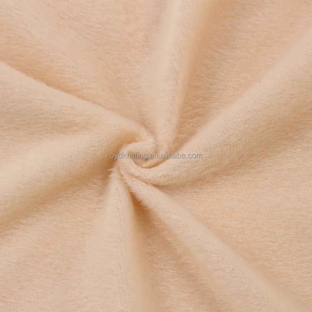 Polyester Velboa Fabric Knit Short Hair Velboa Super Soft Velboa Plush Fabric