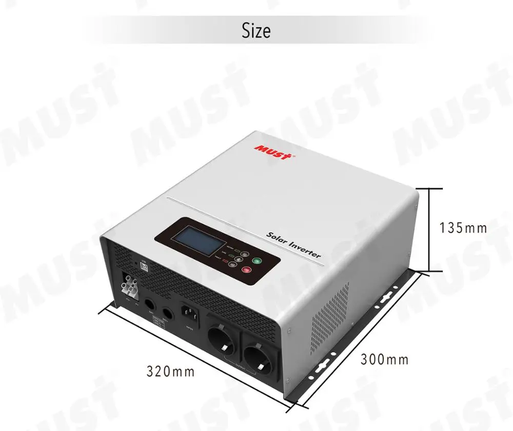 MUST ISO 9001 SGS certificate pure sine 1kw off grid solar power system