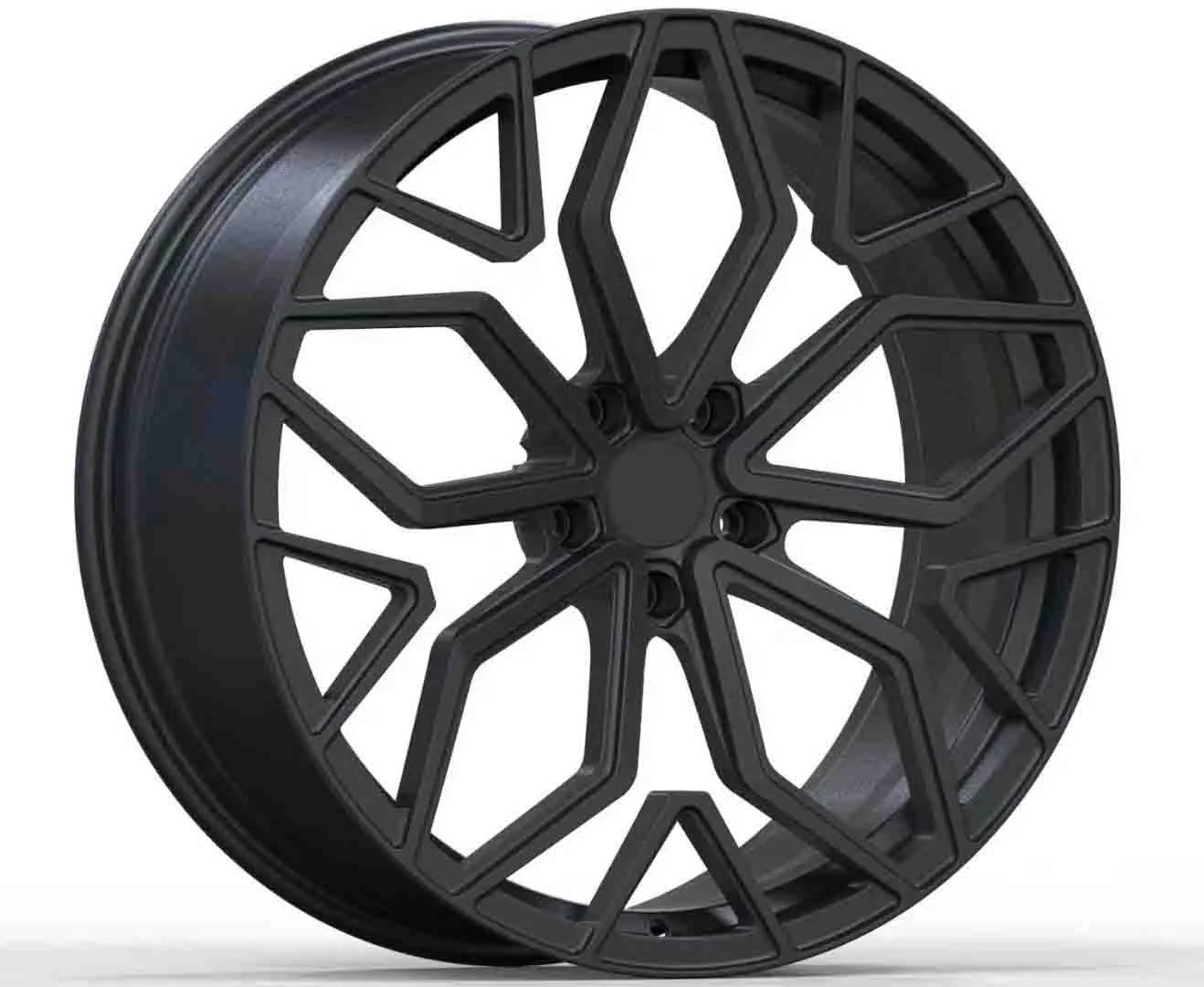 2023 Custom 20 21 22 23 inch modified alloy wheels black passenger rims forged wheels for Any Car