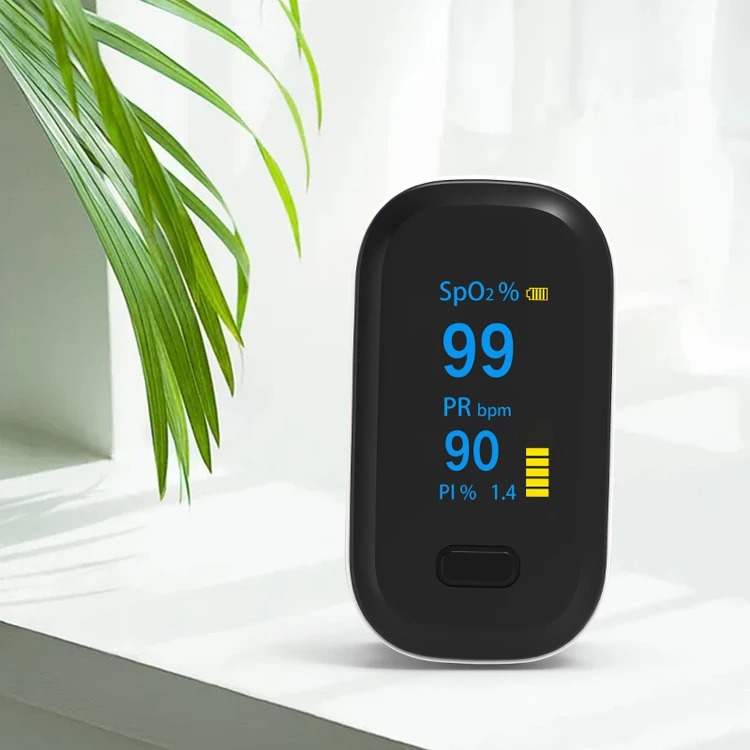 Yonker CE approved Stock PI Portable medical instrument oxymetro fingertip pulse oximeter with OLED display
