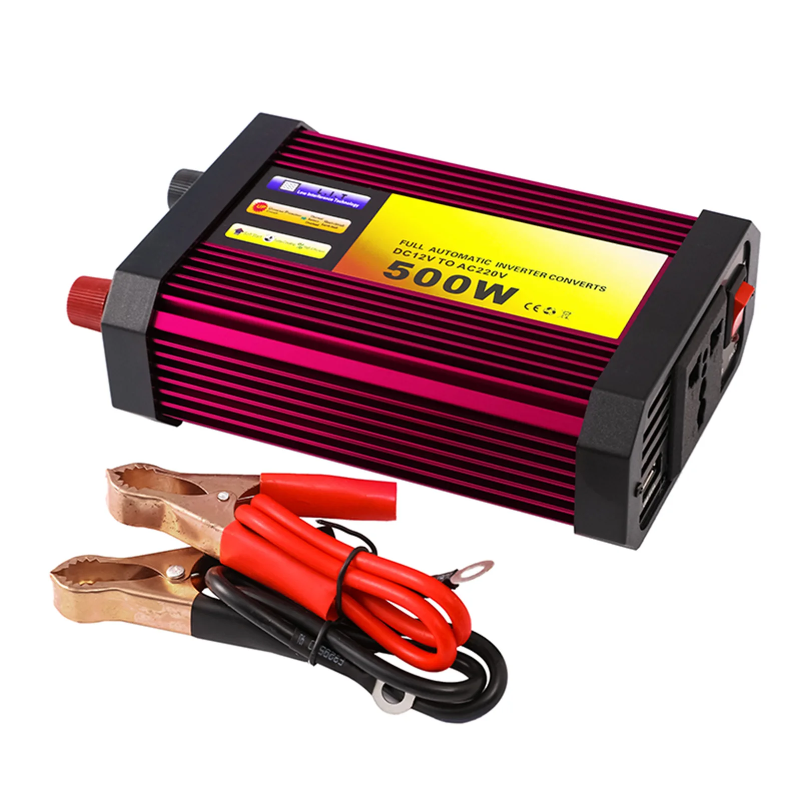 solar Inverter DC to AC  Modified Sine Wave Inverter Converter off grid 12V TO 220V/110V  300W 500W 700W 1KW   Car Power Battery