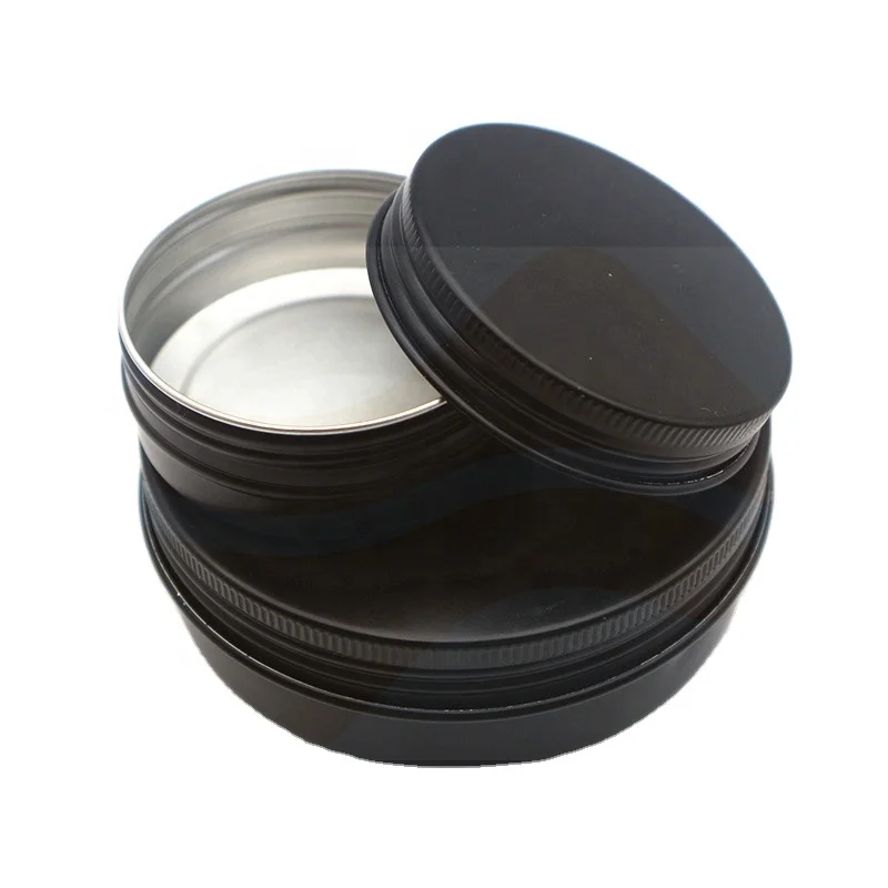 Factory price custom 30g 40g 50g  empty container aluminum cosmetic cream jar with aluminum lid