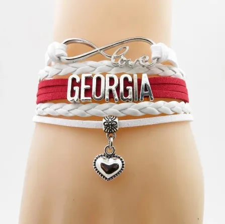 National Canada Bracelet Country Canada With Flag Charm Country Flag Bead Bracelet For Women and Men Jewelry