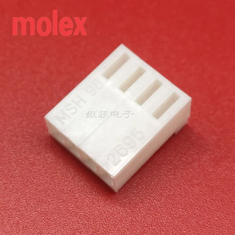 KK 254 Crimp Housing,Friction Ramp with Polarizing Ribs,4 Circuits,Molex,22-01-3047,connector