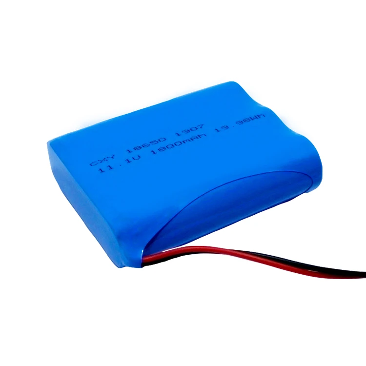 Цилиндрический литиевый 1800mAh индивидуальный 11,1 V аккумулятор 18650 3s литиевый аккумулятор