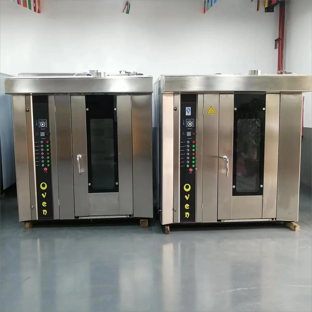 High Safety Level Rotary Drum Oven Hot Style Competitive Price Rotary Oven 10 Trays With Great Price