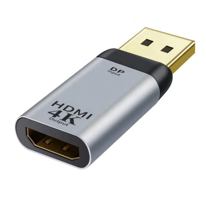 4K @ 30 Гц/4K 60 Гц Ультра HD позолоченный Стандартный DisplayPort штекер DP в HDMI гнездо конвертер адаптер видео аудио