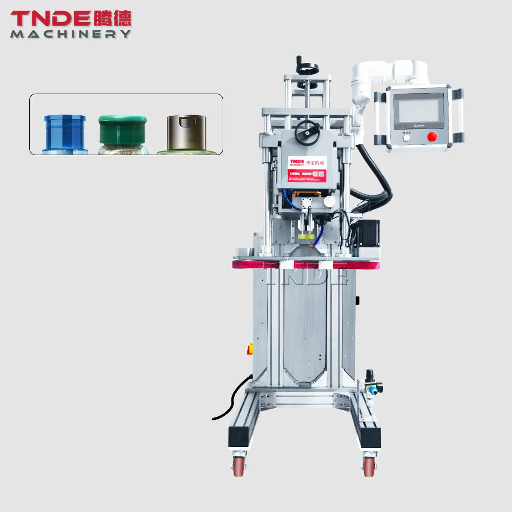 TDX-YA2M моторное масло 30 мм 40 мм пластиковой крышкой автоматическая укупорочная машина производитель машина для запайки